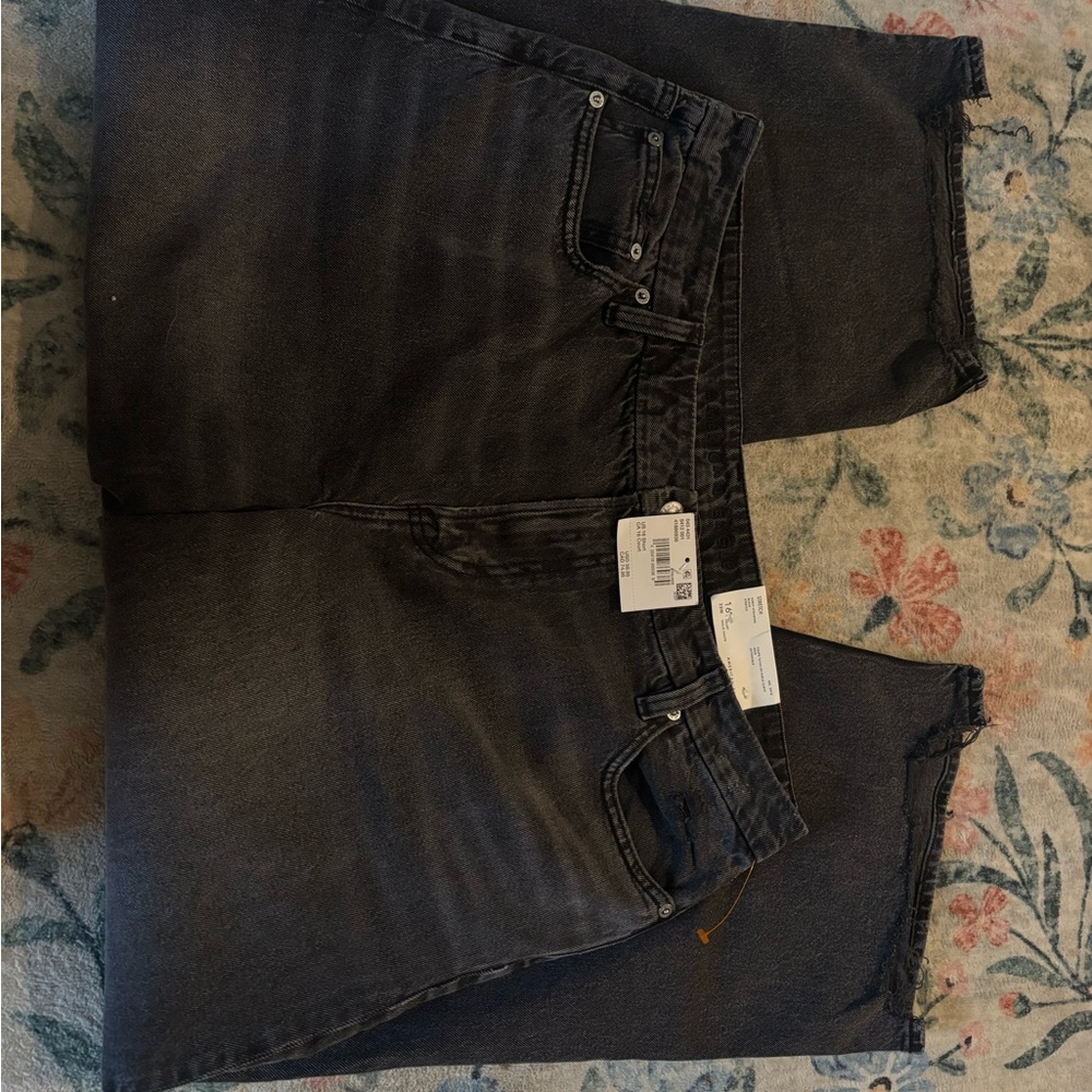 American Eagle Outfitters Black Relaxed Jeans